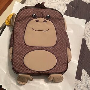 thirty-one Brown Patterned Insulated Lunch Bag with Beige Accents